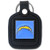 Los Angeles Chargers Square Leather Key Chain