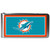 Miami Dolphins Steel Logo Money Clip