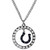 Indianapolis Colts Rhinestone Hoop Necklace