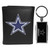 Dallas Cowboys Leather Tri-fold Wallet & Multitool Key Chain