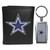 Dallas Cowboys Black Leather Tri-fold Wallet & Multitool Key Chain