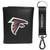 Atlanta Falcons Leather Tri-fold Wallet & Strap Key Chain
