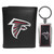 Atlanta Falcons Black Leather Tri-fold Wallet & Multitool Key Chain