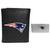 New England Patriots Leather Tri-fold Wallet & Money Clip