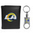 Los Angeles Rams Leather Tri-fold Wallet & Valet Key Chain