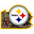 Pittsburgh Steelers State Decal w/Mossy Oak Camo