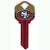 San Francisco 49ers House Key