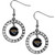 Jacksonville Jaguars Rhinestone Hoop Earrings