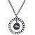 Denver Broncos Rhinestone Hoop Necklace