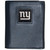 New York Giants Gridiron Leather Tri-fold Wallet Packaged in Gift Box