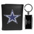 Dallas Cowboys Black Tri-fold Wallet & Multitool Key Chain