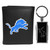 Detroit Lions Black Tri-fold Wallet & Multitool Key Chain