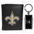 New Orleans Saints Black Tri-fold Wallet & Multitool Key Chain