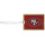 San Francisco 49ers Vinyl Luggage Tag