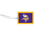 Minnesota Vikings Vinyl Luggage Tag