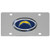 Los Angeles Chargers Dome Steel License Plate