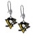 Pittsburgh Penguins Crystal Dangle Earrings