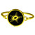 Dallas Stars Gold Tone Bangle Bracelet