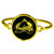 Colorado Avalanche Gold Tone Bangle Bracelet