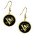 Pittsburgh Penguins Gold Tone Earrings