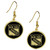 New York Rangers Gold Tone Earrings