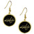 Washington Capitals Gold Tone Earrings