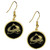 Colorado Avalanche Gold Tone Earrings