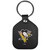 Pittsburgh Penguins Leather Square Key Chain