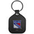 New York Rangers Leather Square Key Chain