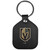 Vegas Golden Knights Leather Square Key Chain