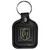 Vegas Golden Knights Square Leather Key Chain