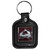 Colorado Avalanche Square Leather Key Chain