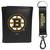 Boston Bruins Leather Trifold Wallet Strap Key Chain