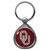 Oklahoma Sooners Chrome Key Chain