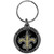 New Orleans Saints Carved Zinc Key Chain