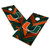 Miami Hurricanes Herringbone Cornhole Game Set