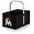 Miami Marlins Black Urban Picnic Basket