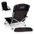 Texas Christian Horned Frogs Black Tranquility Beach Chair