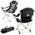 Miami Marlins Black Reclining Camp Chair