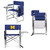 Michigan Wolverines Navy Sports Folding Chair