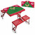 Cincinnati Reds Red Sports Folding Picnic Table