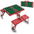 Stanford Cardinal Red Sports Folding Picnic Table