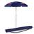 Mississippi Rebels Navy Beach Umbrella