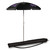 Texas Christian Horned Frogs Beach Umbrella