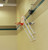 Gared Fold-Up Wall Mount Basketball Hoop with Steel Board and Manual Height Adjuster