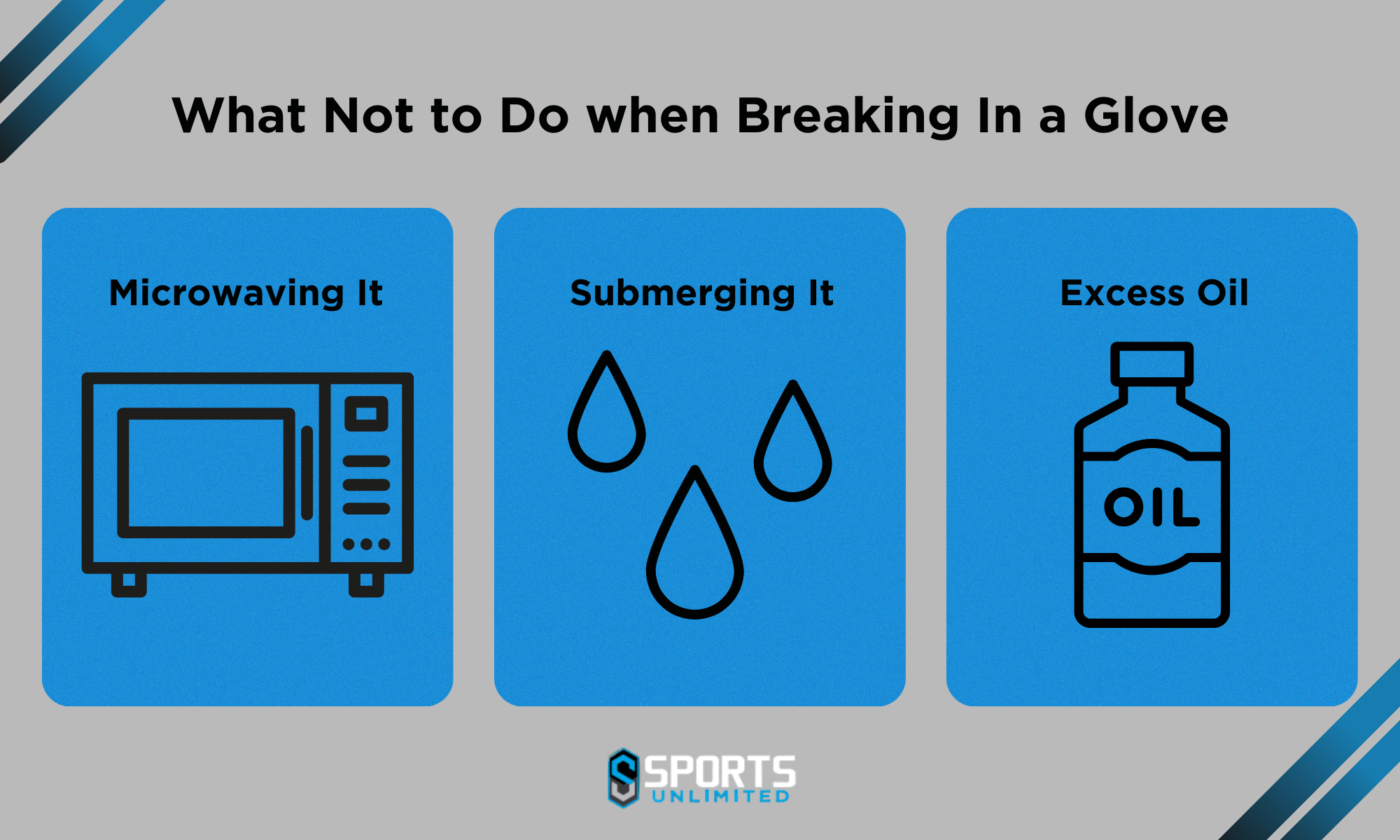 What Not to Do When Breaking In a Baseball Glove