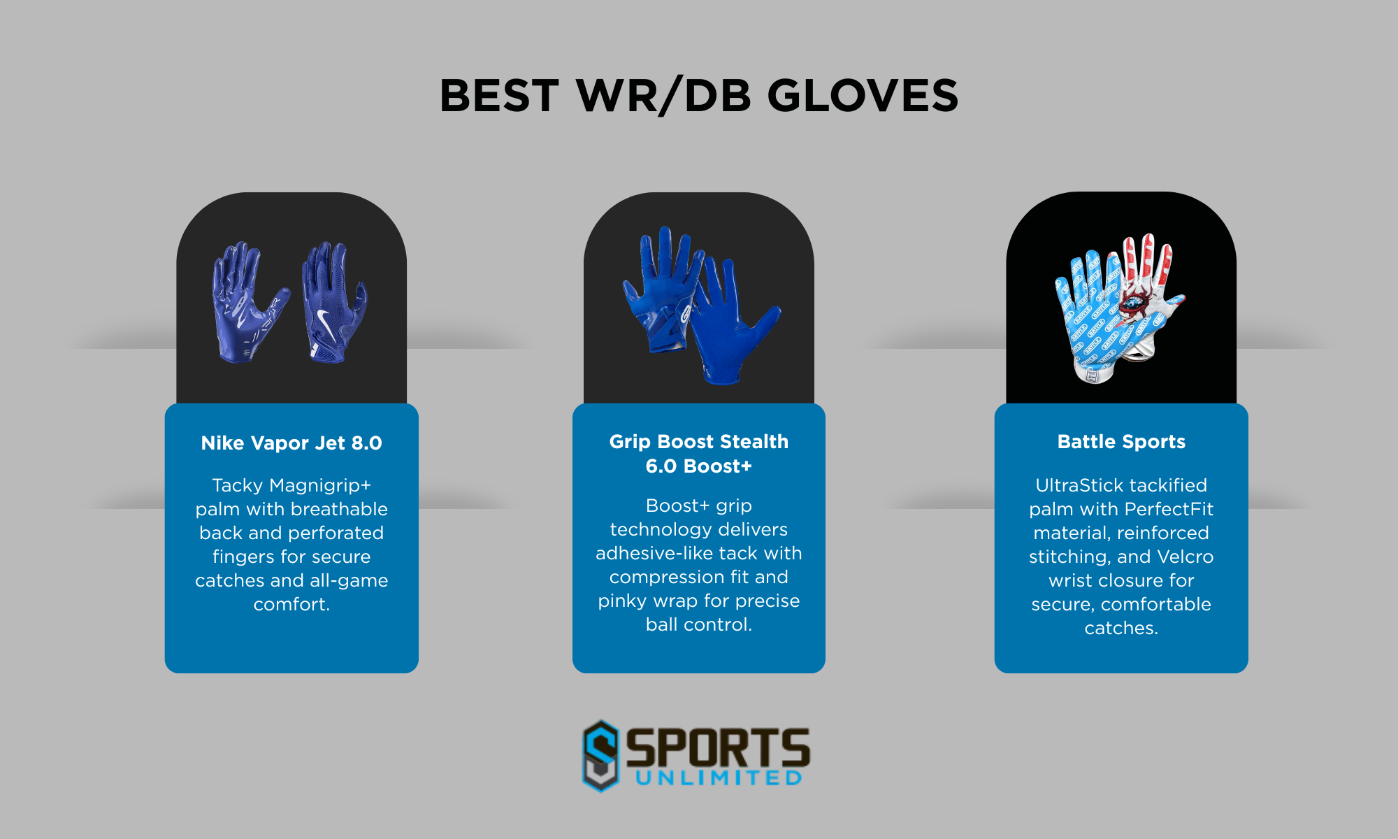 Best Receiver Gloves for WR/DB