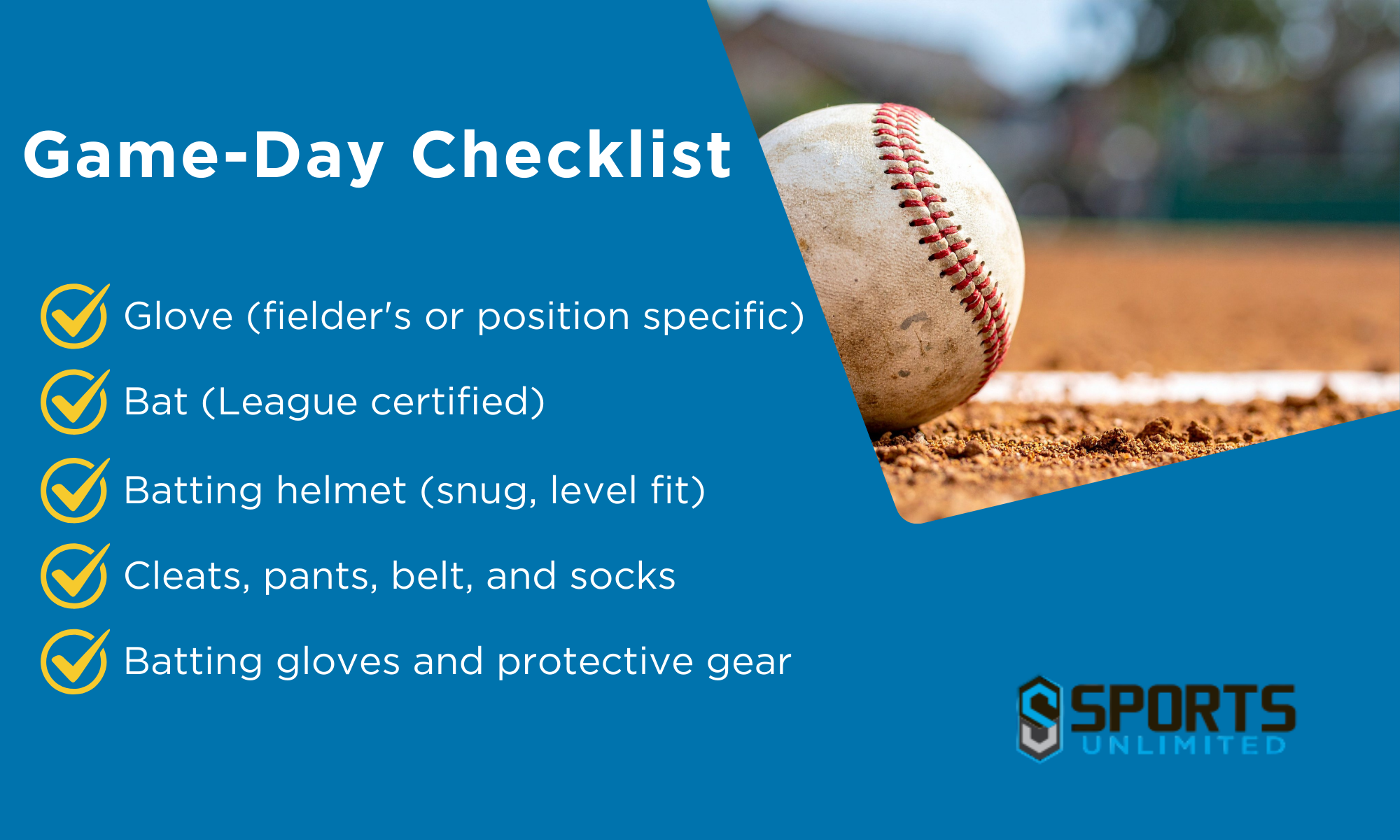 Game Day Checklist