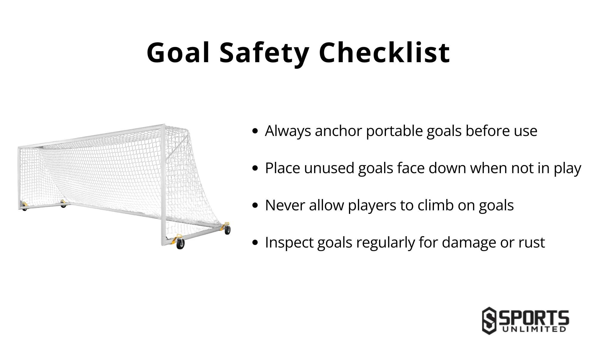 Goal Safety Checklist Infographic