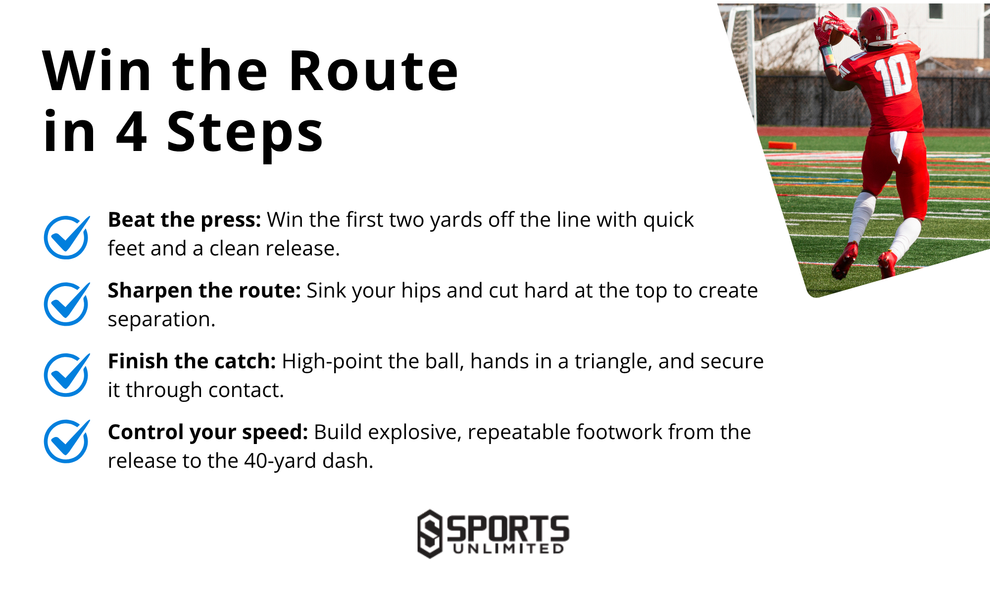 Win the Route in 4 Steps Infographic